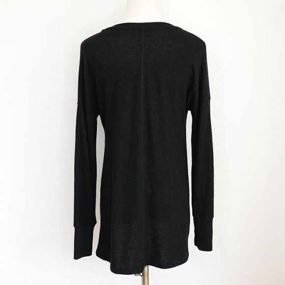 Gibson XS Rayon Blend V Neck Charcoal Sweater NWOT - Picture 7 of 15